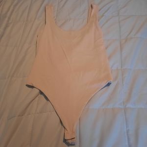 Nude cotton bodysuit